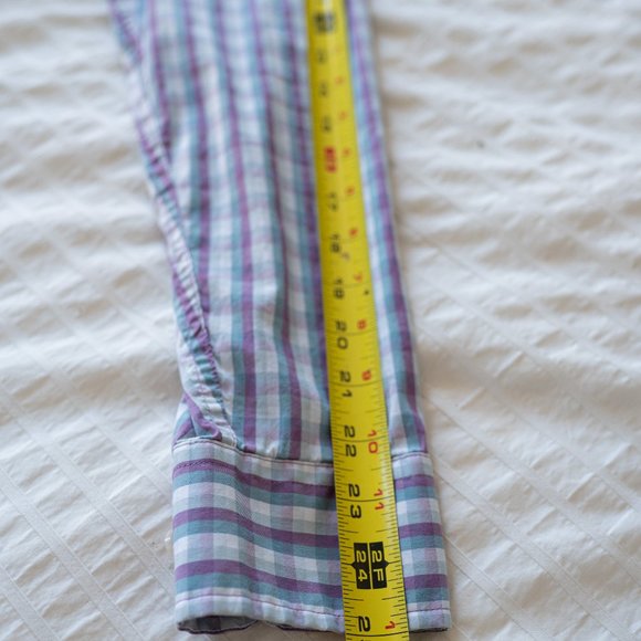 Cole Haan Grand OS Button Down Dress Shirt Size M - Picture 4 of 7